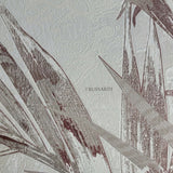 Z5562 Zambaiti Floral Palm Leaves metallic ivory Cream Pink Wallpaper