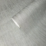 Z63032 Zambaiti Gray silver metallic faux fabric textured stria lines Wallpaper
