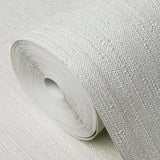 Z63040 Zambaiti Modern plain embossed White faux fabric textured Wallpaper