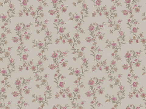 Z66853 Beige Satin Flowers wallpaper non-woven textured 3D