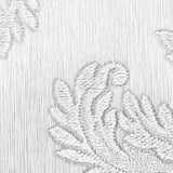 Z72003 Zambaiti White Victorian damask faux silk fabric Wallpaper