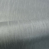 Z72008 Zambaiti silver metallic faux fabric textured stria lines Wallpaper