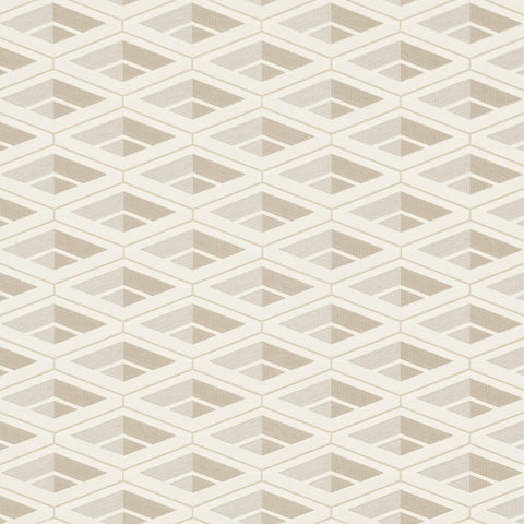 Z76025 Vision Geometric Cream Contemporary Textured Wallpaper 3D76