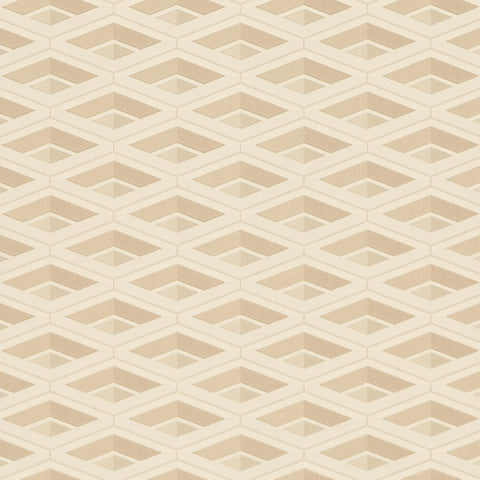 Z76036 Vision Geometric Beige Contemporary Textured Wallpaper 3D76