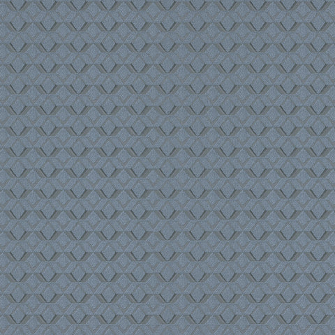 Z76046 Vision Geometric Blue Contemporary Textured Wallpaper 3D