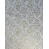 Z78029 Rustic Gray Bronze Victorian damask faux fabric Wallpaper