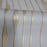 Z90014 LAMBORGHINI 2 Herringbone lines Gray gold Metallic textured Wallpaper