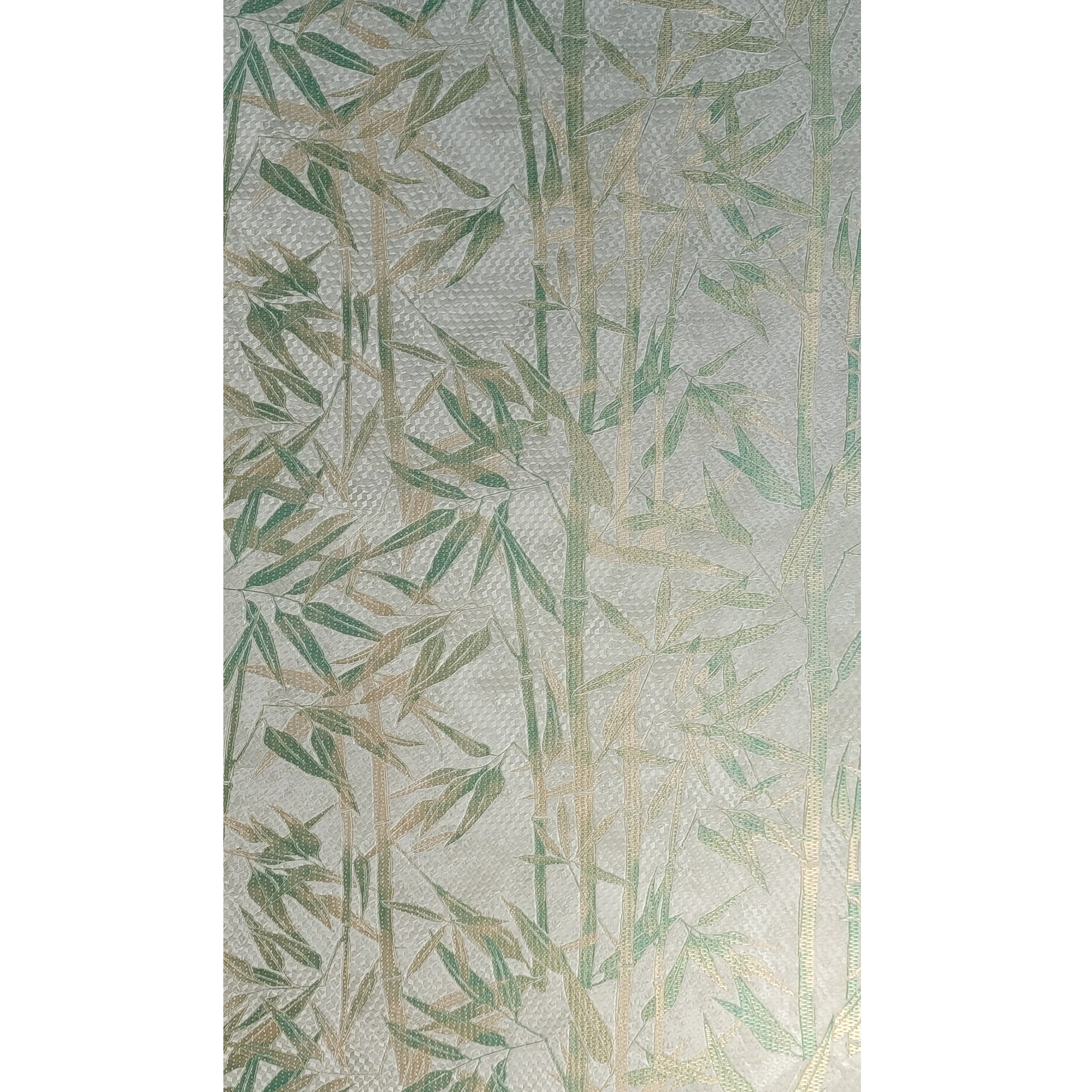 Z90025 LAMBORGHINI 2 Floral Bamboo brass metallic Green Wallpaper 