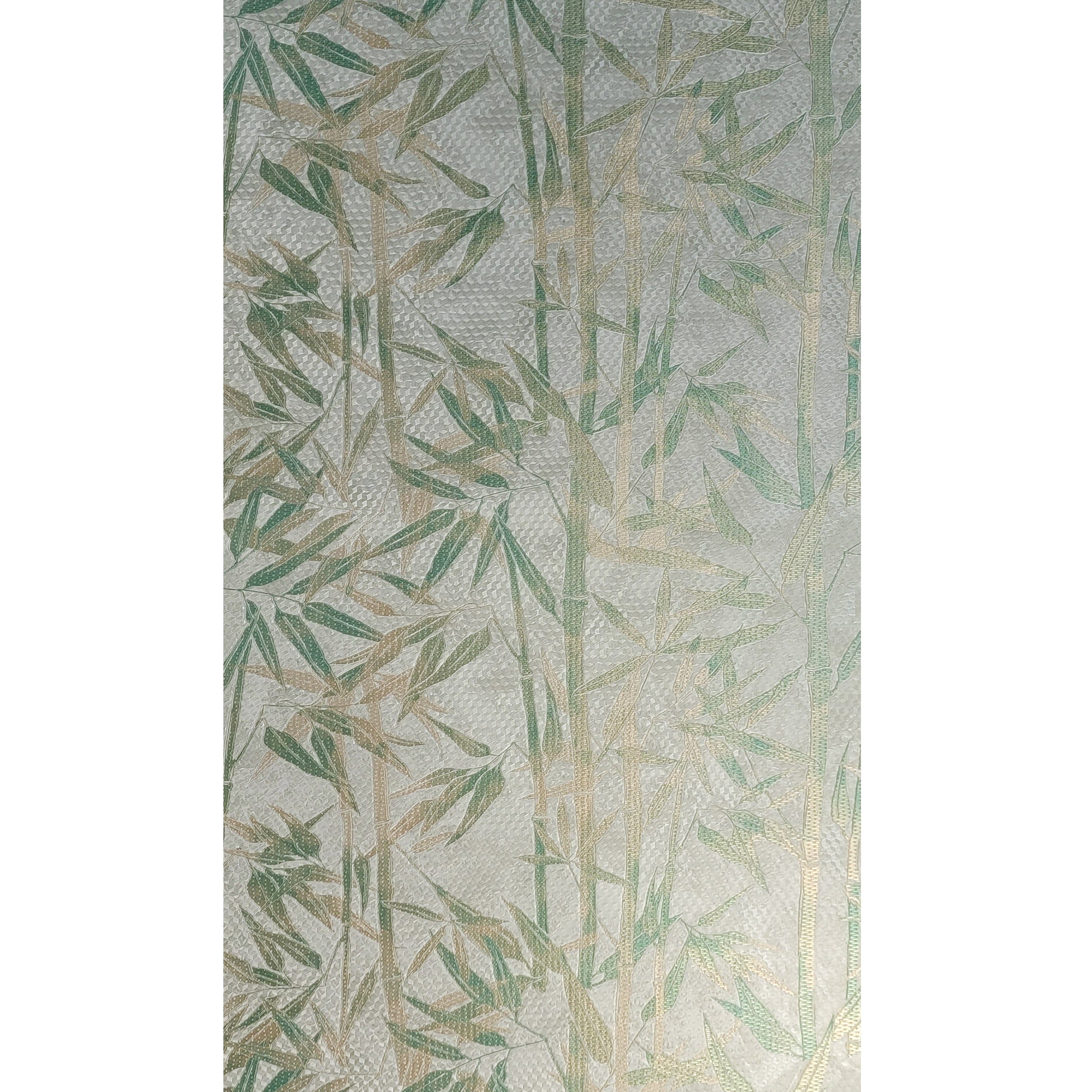 Z90025 LAMBORGHINI 2 Floral Bamboo brass metallic Green Wallpaper