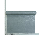 Z90048 LAMBORGHINI 2 Hexagon Geometric Textured Gray Silver Wallpaper