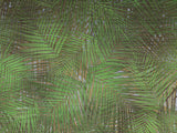 Z90067 LAMBORGHINI 2 Floral Leaves Green Gray 3d Textured Panel