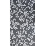 WM4098901 Textured black gray damask embossed Wallpaper - wallcoveringsmart