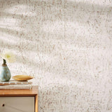 WM0001 White Gold Metallic Natural Real Cork Wallpaper - wallcoveringsmart