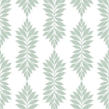 CV4425 York Broadsands Botanica Pattern Leaves Mint Green Wallpaper