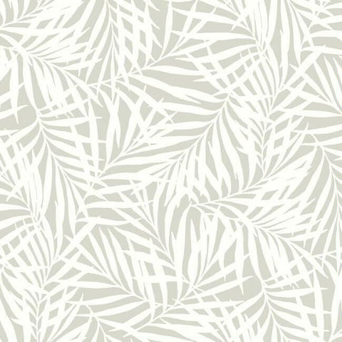 CV4436 York Oahu Palm Fronds Leaves Linen Wallpaper