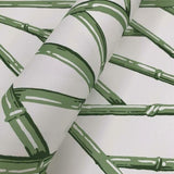 CV4451 York Riviera Bamboo Trellis Diamond Geometric Fern Green Wallpaper