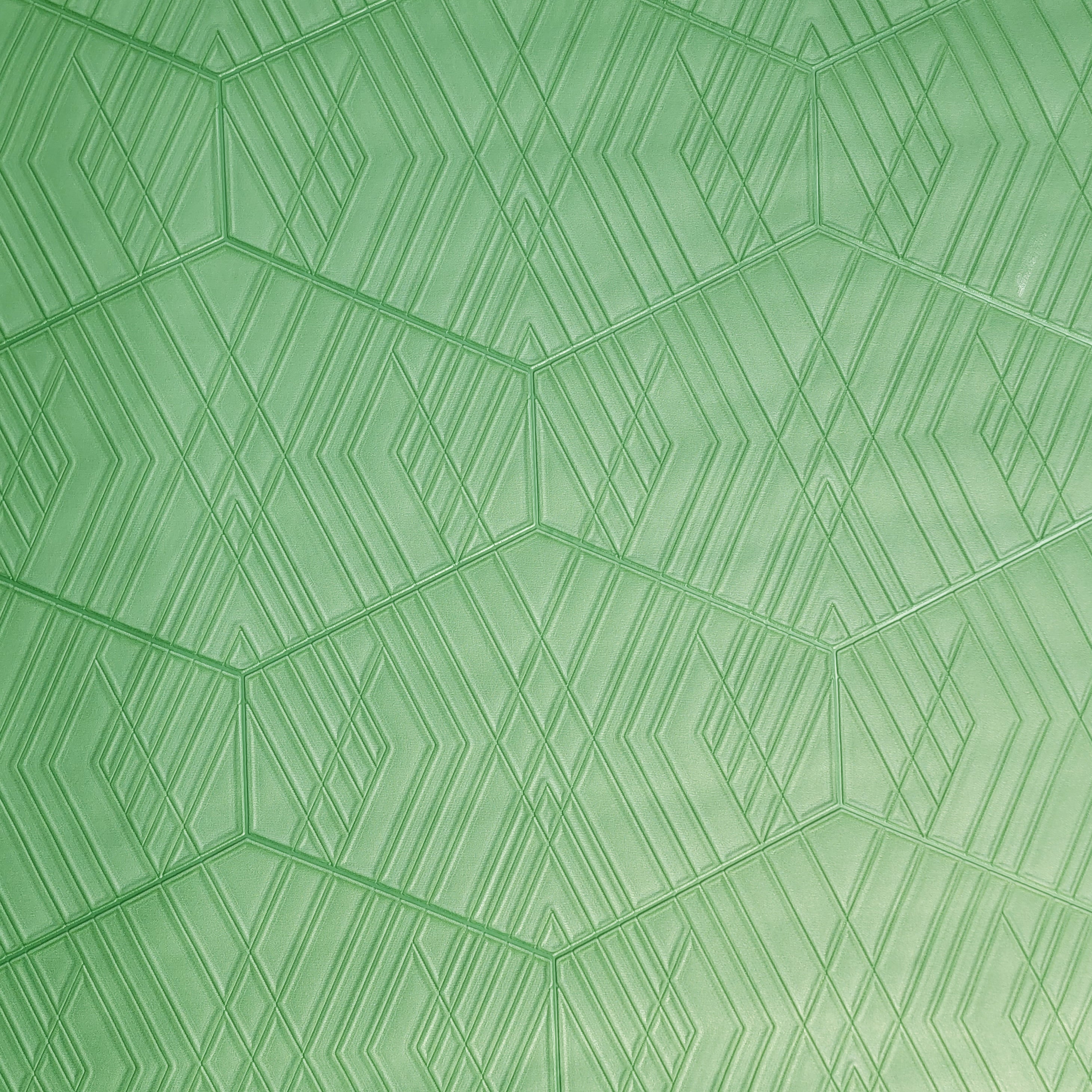 Lime Green Patterned Wallpaper