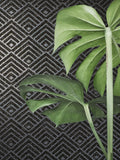 I213 Mica Vermiculite Gray silver Arthouse Geometric triangle Natural Wallpaper - wallcoveringsmart