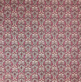 V303-02 Maroon Burgundy Damask Wallpaper Roll