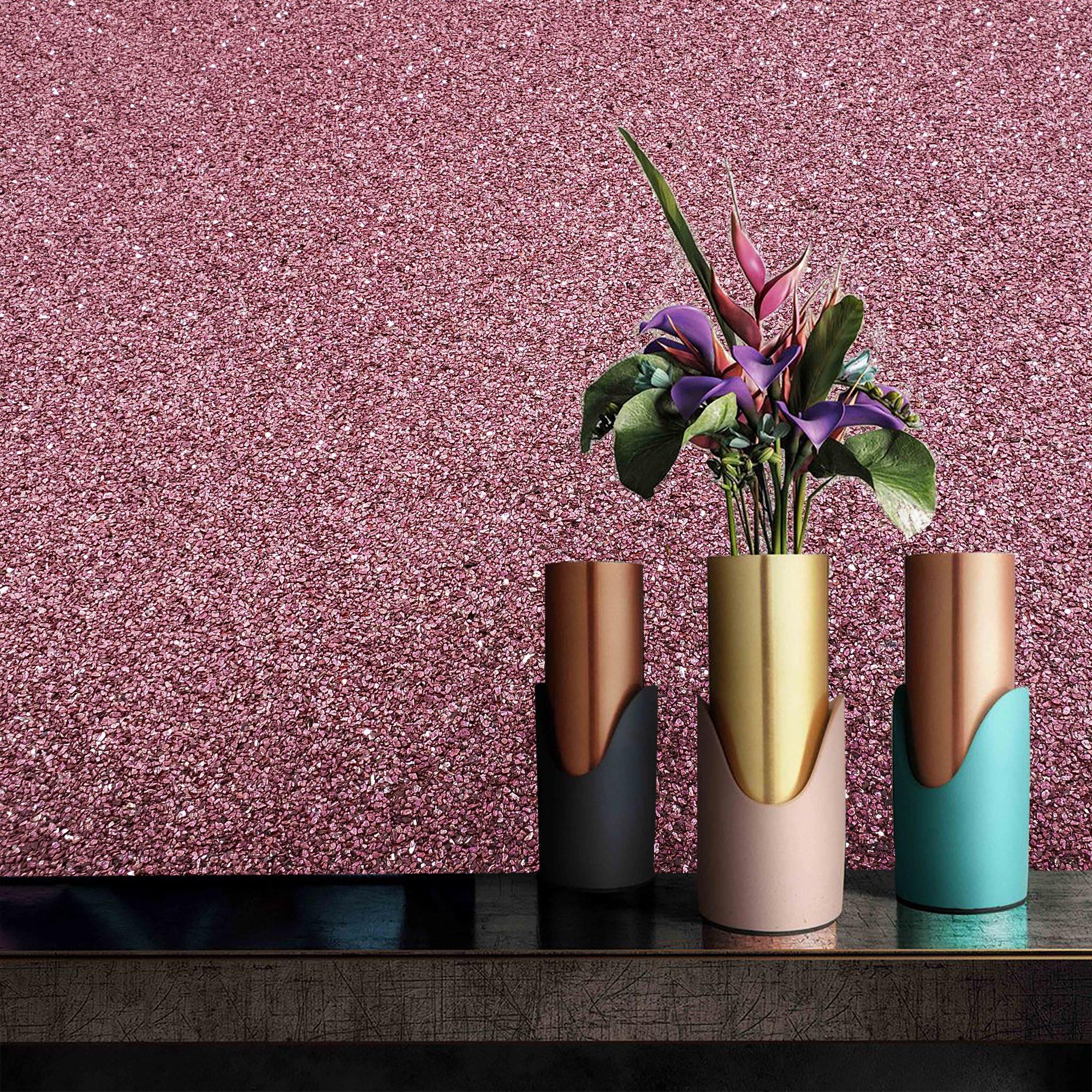 pink glitter flower wallpaper