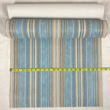 5531-03 Blue Beige Striped textured Modern Wallpaper