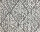5527-10 Wallpaper gray rustic textured ogree diamond vintage damask