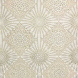 8509-13 Cream Ivory Gold Tile - Quadruple roll Wallpaper