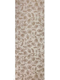 5536-02 Cream Floral Expanded Vinyl - Double roll Wallpaper