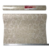 330011 Honeycomb Gray Beige Wallpaper