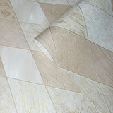 Wallpaper tan beige gold Textured Modern faux diamond Tiles