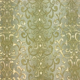 8516-04 Green Lime Victorian Wallpaper