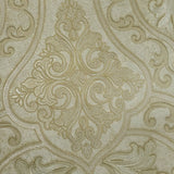 Wallpaper Victorian Large Vintage Damask Yellow Gold Metallic textured