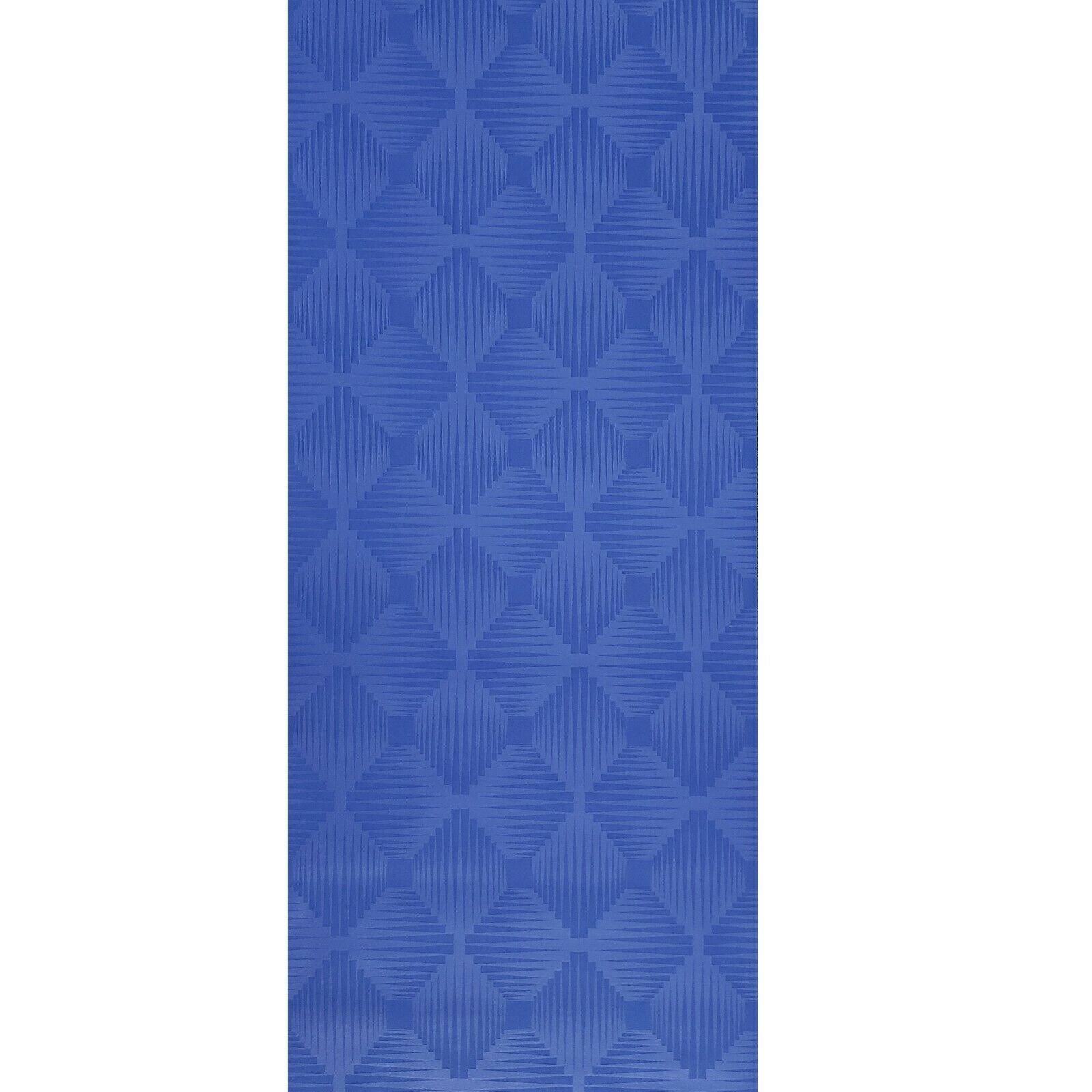 WM46992901 Modern Wallpaper 3D illusion blue geometric square wallcove –  wallcoveringsmart