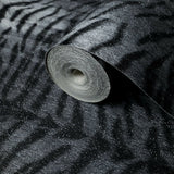 255062 Tiger Silver Grey Black Some Glitter Wallpaper