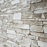 5547-01 Wallpaper textured brown modern wallcoverings faux stone textures 3D - wallcoveringsmart