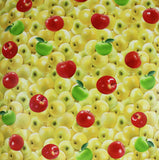 5523-05 Yellow Apple Textured Wallpaper