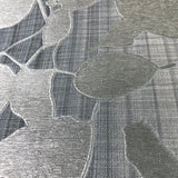 135012 Gray Silver Metallic Leaves Wallpaper - wallcoveringsmart