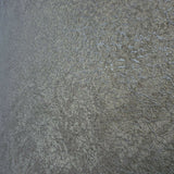 8607-07 Taupe brown bronze metallic Plain faux plaster Wallpaper