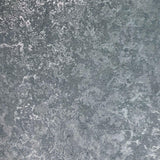 8538-08 Modern Wallpaper turquoise dark blue Silver metallic textured Plain - wallcoveringsmart