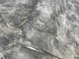 V509-03 Gray Gold Marble Wallpaper