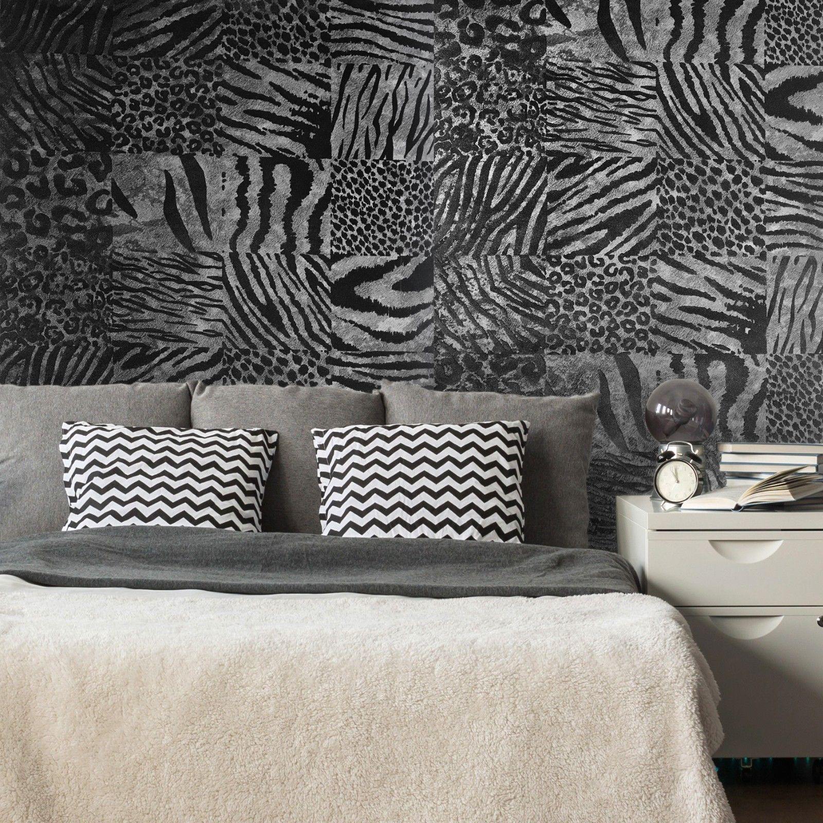 255050 Gray Silver Leopard Cheetah Wallpaper – wallcoveringsmart