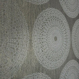 215027 Wallpaper lace Glassbeads textured charcoal gray silver Metallic lines 3D