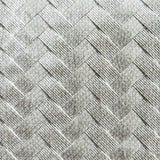 Z44853 Lamborghini wicker bamboo pattern Silver Gray Metallic textured Wallpaper - wallcoveringsmart