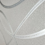 WM5423376 Geometric Glitter Gray Wave Lines Metallic Modern Contemporary Silver Textured Wallpaper - wallcoveringsmart