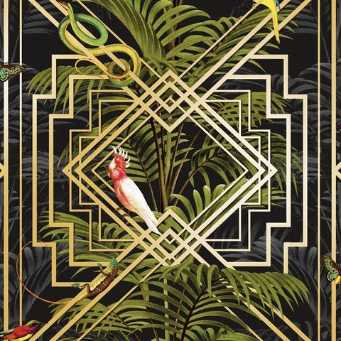 WM9020201 Palm Leaf Banana Leaves Tropical Jungle Wallpaper - wallcoveringsmart