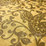 500011 Gold Brown Bronze Floral Wallpaper