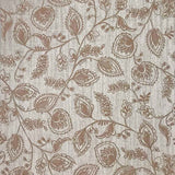 5536-02 Cream Floral Expanded Vinyl - Double roll Wallpaper