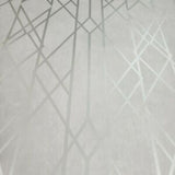 WM215 Matt gray off white silver metallic geometric trellis lines 3D Wallpaper