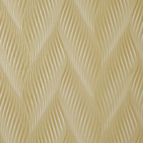 Z41206 Zambaiti Zig zag wave lines Yellow gold metallic faux fabric Wallpaper