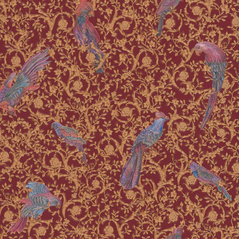 37053-4 Barocco Birds Wallpaper - wallcoveringsmart